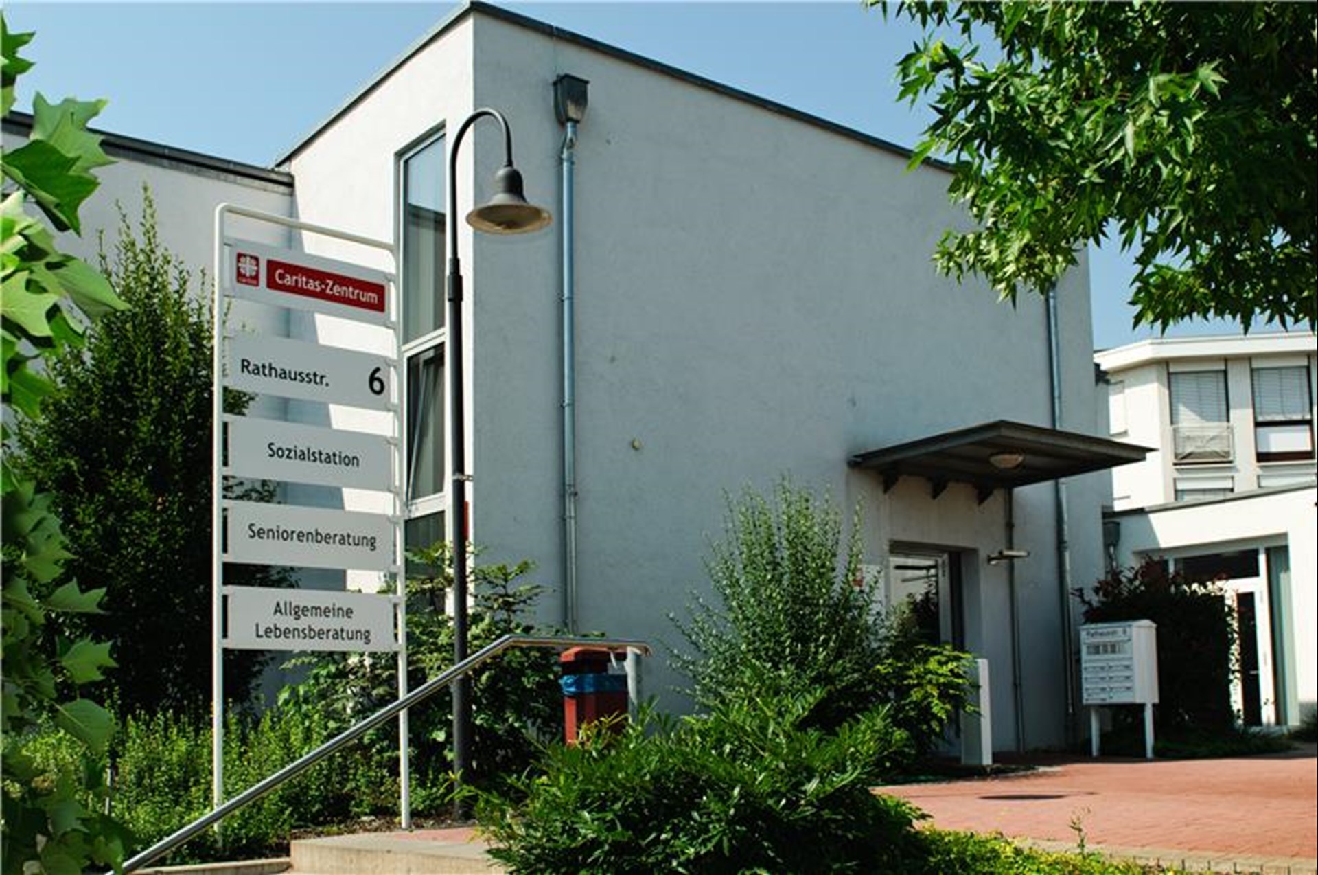 Die Ökumenische Sozialstation befindet sich im Caritas Zentrum Bürstadt